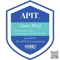 Camie Nitzel, PSYPACT credential